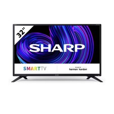 Sharp 32EE2K 32" Inch Smart HD TV with Freeview Play HD, Harman Kardon - Black