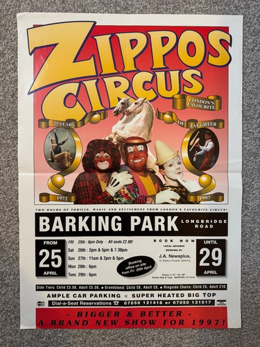 Zippo circus poster - circus, 1997