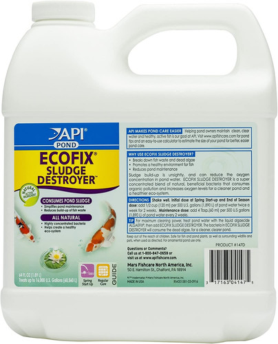 Api pond ecofix sludge - api,