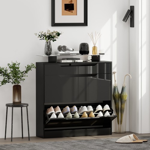 Shoe cabinet with drawers - with, 3