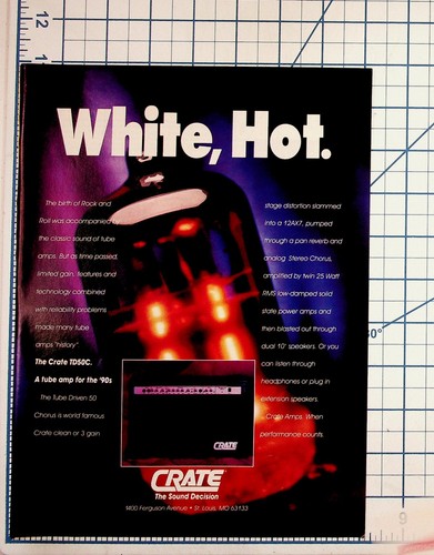Vintage 90s crate td50c tube - vintage,