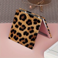 Leopard Print Foldable Compact