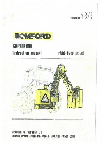 Bomford supertrim hedgetrimmer - bomford,