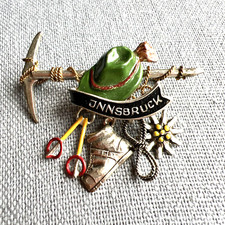 Antique german metal souvenir - antique,