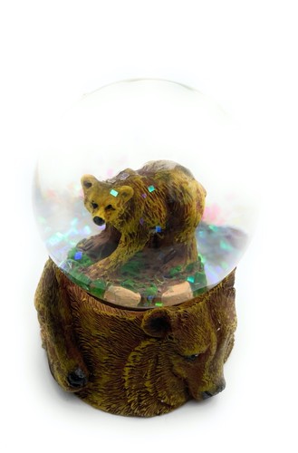 Brown bear grizzly height - brown,