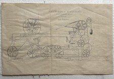Antique Engineering Blueprint