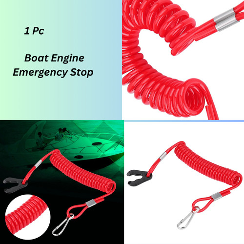 Boat outboard engine - boat, cord