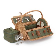 2 Person Green Tweed Barrel