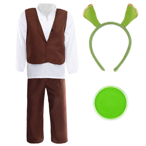 Ogre costume adults set ears - costume,