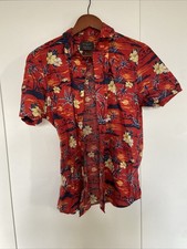 Red Hawaiian Shirt XS