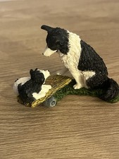 Border Collie figurine titled 'The Joys of Motherhood' by Border Fine Arts