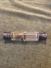 Victorian smelling salts and perfume double ended bottle W Contents O723