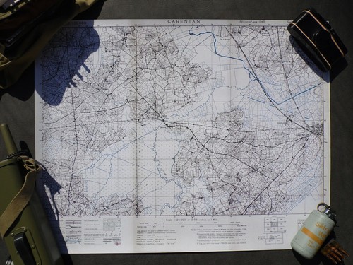 Normandy invasion map 101st - normandy,
