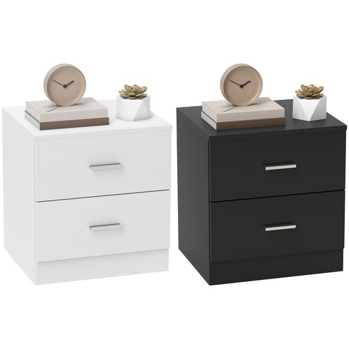 Homcom bedside table with - table, 2