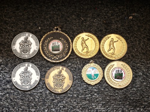 Vintage football medals - vintage, job