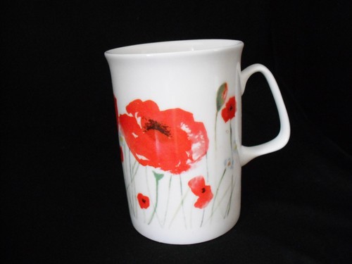 Rose england red poppy - red, bone