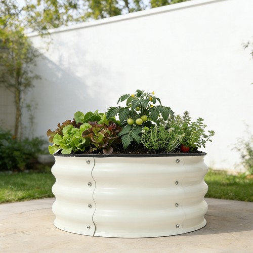 Metal raised garden bed - 3x,