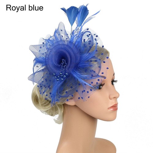 Large wedding fascinator - large,