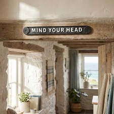 MIND YOUR HEAD OLD ANTIQUE