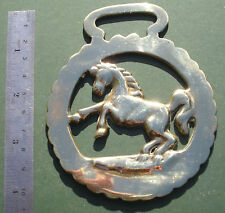 Cast Horse Brass: Rearing or
