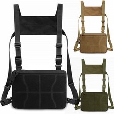 Tactical Chest Rig Shoulder Bag Waist Packs Chest Recon Bag Tools Pouch +