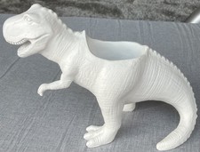 Gift Republic GR450111 T-Rex Planter, White, 13.5 x 16.9 x 29.3 cm