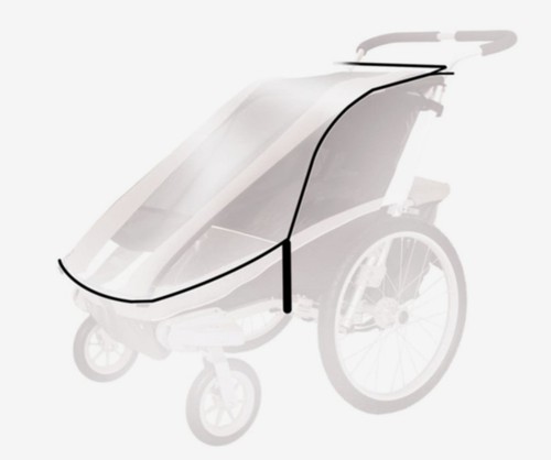Rain cover for thule chariot - cover,