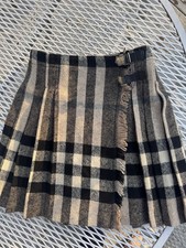 Burberry Pleated Mini Skirt