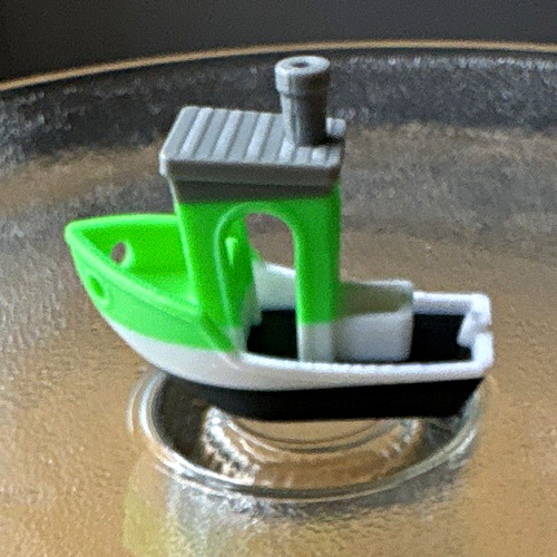 Plastic tugboat toy model - plastic,