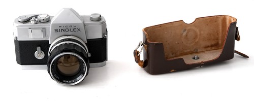 Ricoh film camera with - , rikenon