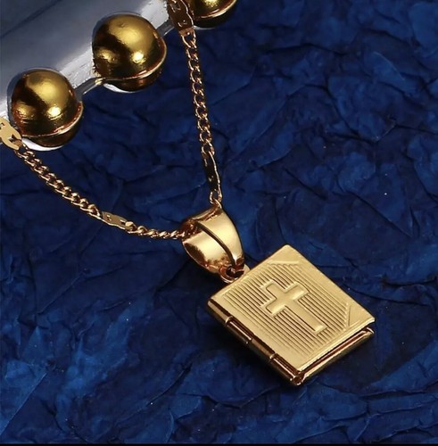 9ct gold filled cross jesus - 9ct,