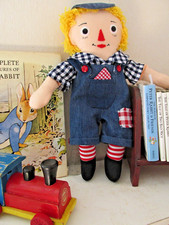 Large 16" Traditional Rag Doll Hand Made with set of clothes