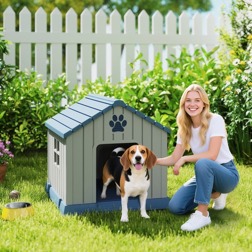 Outdoor dog kennel - dog, medium