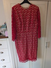 Gok Wan Red Lace Dress Size 12