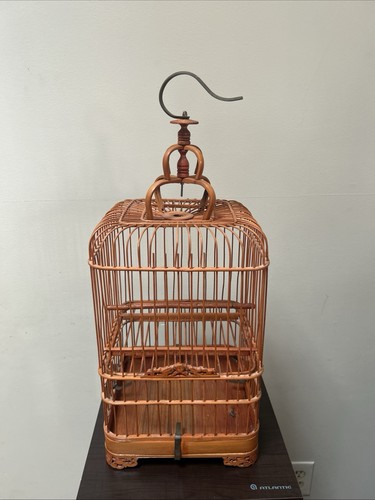 Vintage square chinese bamboo - vintage,