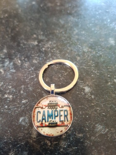 Happy camper keyring for - camper,