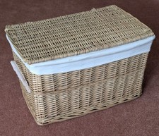 Lidded Hamper Basket -