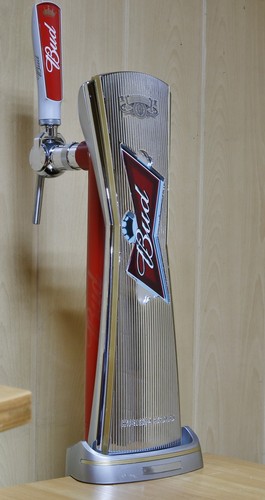 Bud beer pump - beer, cave