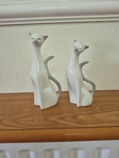 Vintage Porcelain Siamese Cat