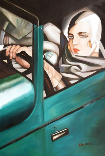 Tamara lempicka autoportrait - lempicka,