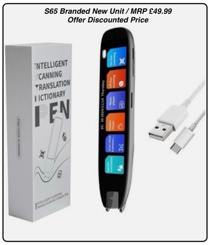 S65 pro scan reader pen - s65,