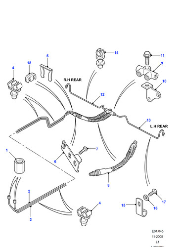Land rover genuine clip - rover,