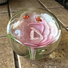 Glass Art Paperweight
