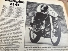 AJS 7R ROGER MUNSEY MOTORCYCLE ARTICLE