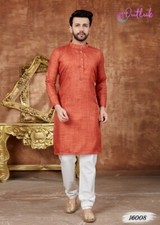  Festive Wear Khadi Kurta