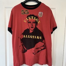 Allstars Vintage Large Logo James Dean Red T Shirt 55 Rebel Racer Super Rare L