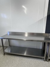 Stainless Steel Commercial Worktop Bench Kitchen Table Catering Prep