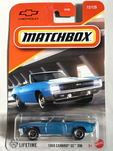Matchbox 1969 camaro - camaro, 396