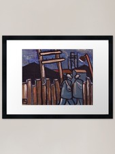 The Coal Mine Framed Art Print
