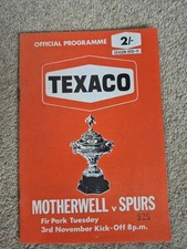 1970/71 Texaco Cup Motherwell
